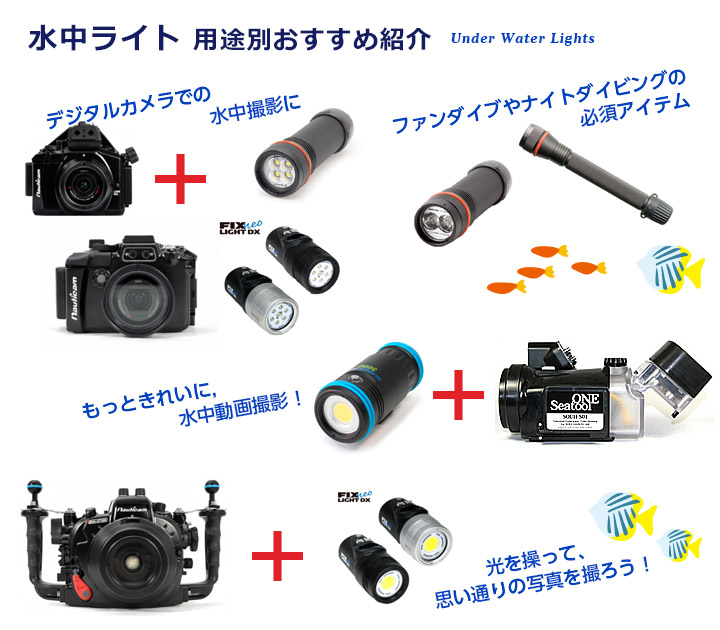 おすすめ!水中ライト特集